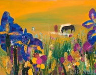 Solo exhibition of Balzhinima Dorzhiev «The Valley of Irises»
